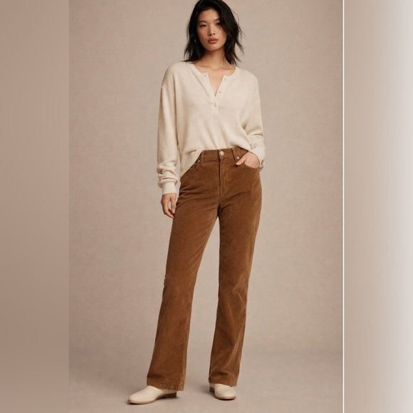 Lucky Brand Denim - Lucky Brand Stevie High Rise Flare Brown Women's Jeans 12 NWT
